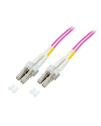 efb elektronik EFB Światłowód krosowy LC-LC 50/125 OM4 LSZH Duplex wielomodowy 0.5m, średn. 2mm