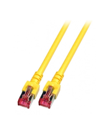 efb elektronik EFB Patch cord S/FTP, kat. 6, LSZH, 0.5m, miedź, żółty