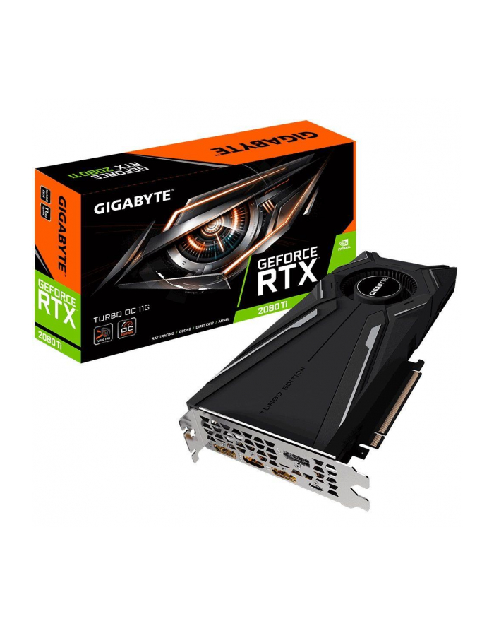 Gigabyte GeForce RTX 2080 Ti TURBO 2.0, 11GB GDDR6, 3xDP/3xHDMI/USB-C ATX główny
