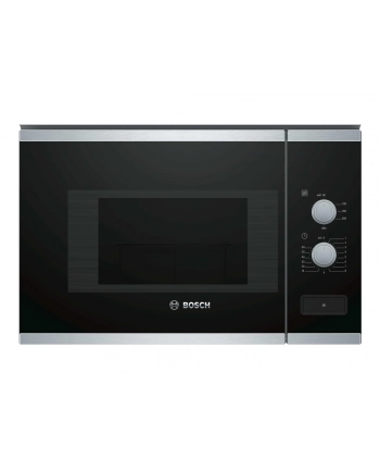 Bosch BFL520MS0 Microwave Oven, Serie 4, Built-in, 800W, 20L, stainless steel