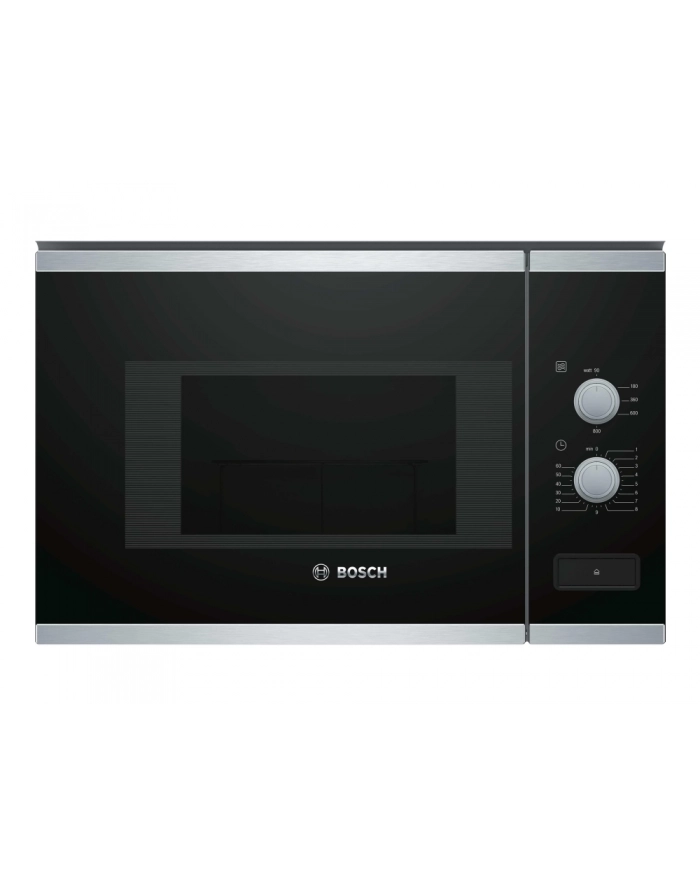 Bosch BFL520MS0 Microwave Oven, Serie 4, Built-in, 800W, 20L, stainless steel główny