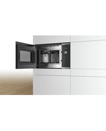 Bosch BFL554MS0 Microwave Oven , Serie 6, Built-in, 900W, 25L, stainless steel