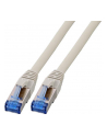efb elektronik EFB Patch cord S/FTP kat.6A RJ45 TPE SUPERFLEX LSZH 0.5m, na kablu kat.7, szary - nr 5