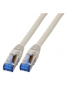 efb elektronik EFB Patch cord S/FTP kat.6A RJ45 TPE SUPERFLEX LSZH 3m, na kablu kat.7, szary - nr 7