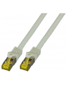 efb elektronik EFB Patch cord S/FTP, kat. 6A RJ45, LSZH, 2m, zrobiony na kablu kat. 7, szary - nr 5