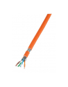 efb elektronik EFB Infralan® Cat.7 kabel instalacyjny 100% miedź S/FTP 1000 MHz 100m pomarańcz - nr 5