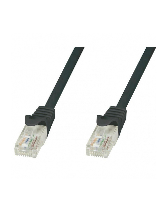 techly pro TechlyPro Kabel sieciowy patch cord RJ45 Cat5e UTP CCA 0,5m czarny główny