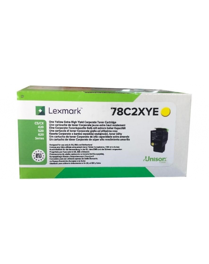 Toner Lexmark 78C2XYE Yellow|5 000 str.|CS421dn / CS521dn / CS622 główny