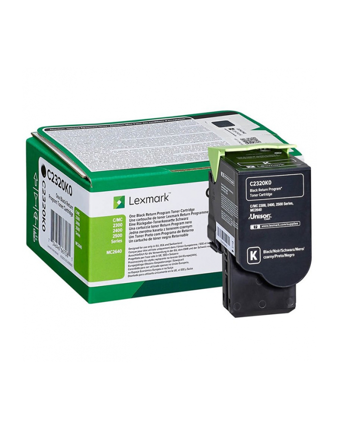 Toner Lexmark black | 1 000 str. | C2325dw / C2425dw / C2535dw / MC2325adw główny