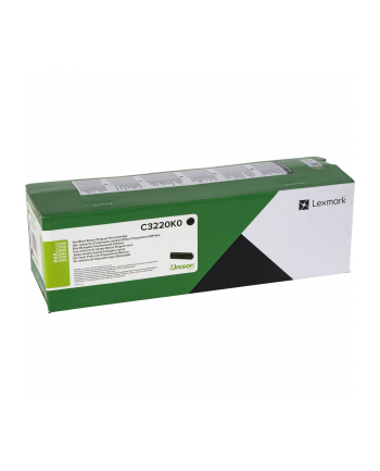 Toner Lexmark C3220K0 Black | 1 500 str. | MC3224 / MC3326 / C3224 / C3326