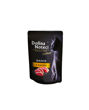 Karma DOLINA NOTECI Danie z kaczki koty sterilizowane (0 08 kg )