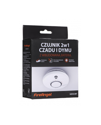 Czujnik czadu i dymu FireAngel SCB10-INT (kolor biały) nr 1