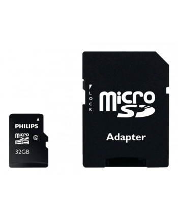 Philips 32 GB microSD, memory card (black, Class 10, UHS-I (U1))