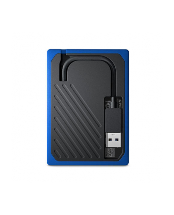 western digital WD My Passport Go 1TB Solid State Drive (black / blue, USB-A 3.2 (5 Gbit / s))