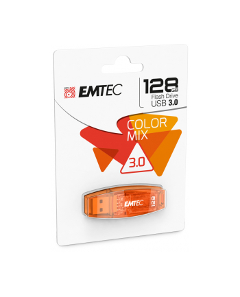 Emtec C410 Color Mix 2.0 128 GB, USB flash drive (red, USB-A 2.0)