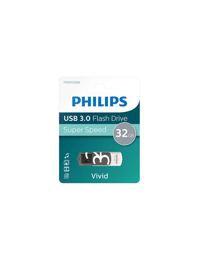 Philips 32 GB vivid edition USB stick (white / orange, USB 3.0) główny