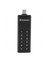 Verbatim Secure Keypad 64GB, USB flash drive (black, USB-C) - nr 20