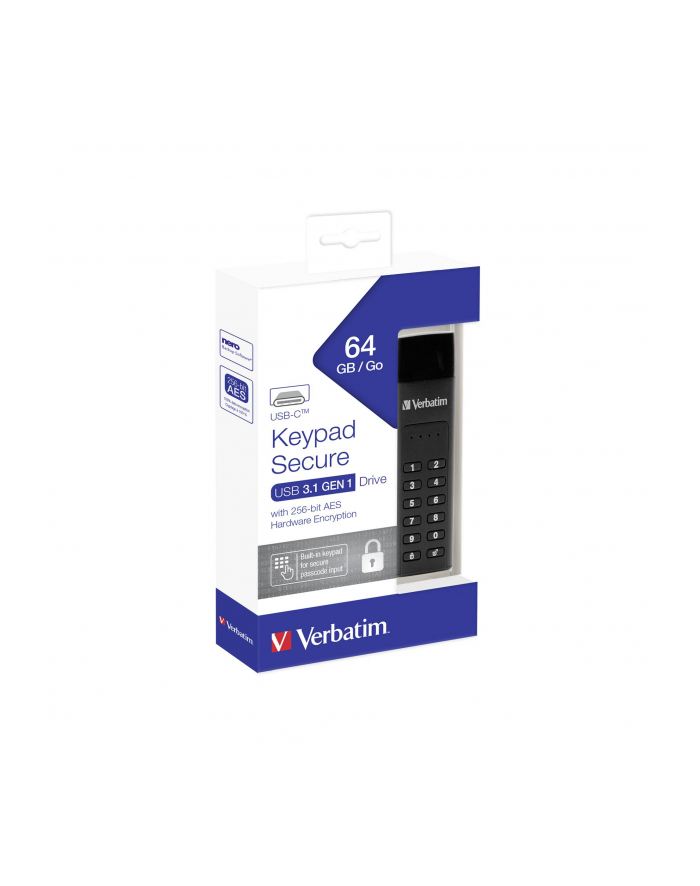 Verbatim Secure Keypad 64GB, USB flash drive (black, USB-C) główny