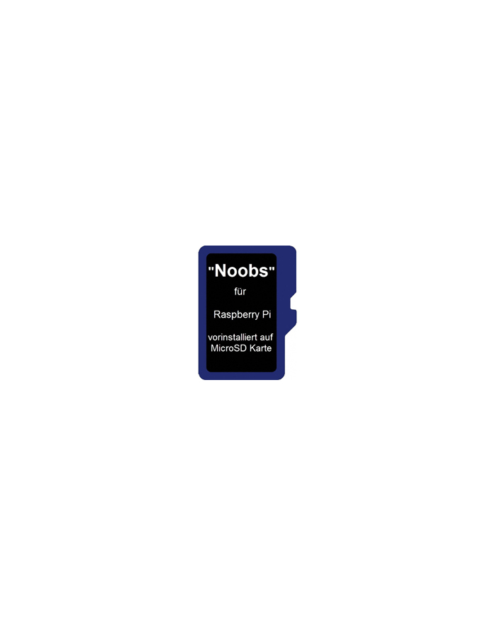 Raspberry Pi Foundation Raspberry microSD 32GB with NOOBS, memory card główny