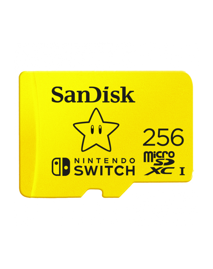 SanDisk Nintendo Switch 256 GB microSDHC, Memory Card (yellow, UHS-I U3, V30) główny