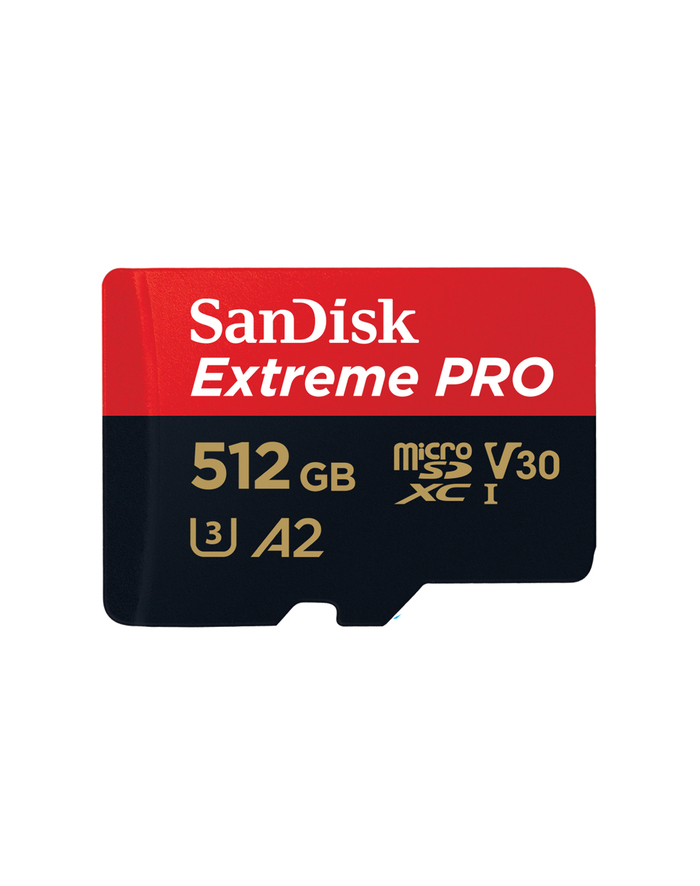 SanDisk Extreme PRO 512 GB microSDXC, memory card(UHS-I U3, C10, V30, A2) główny