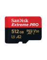 SanDisk Extreme PRO 512 GB microSDXC, memory card(UHS-I U3, C10, V30, A2) - nr 1
