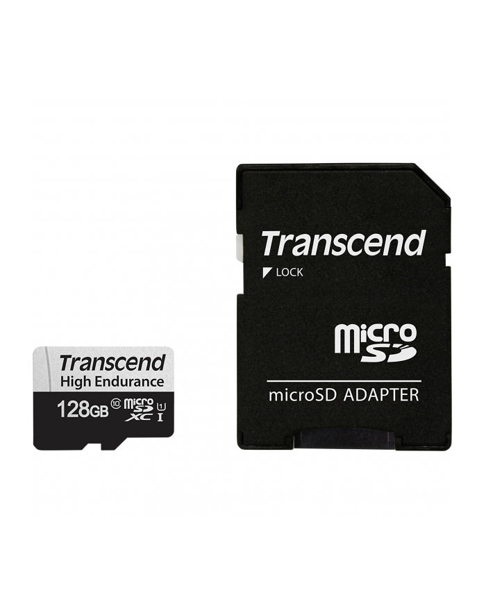 Transcend 350V 128 GB microSDXC, memory card (UHS-I U1, Class 10) główny