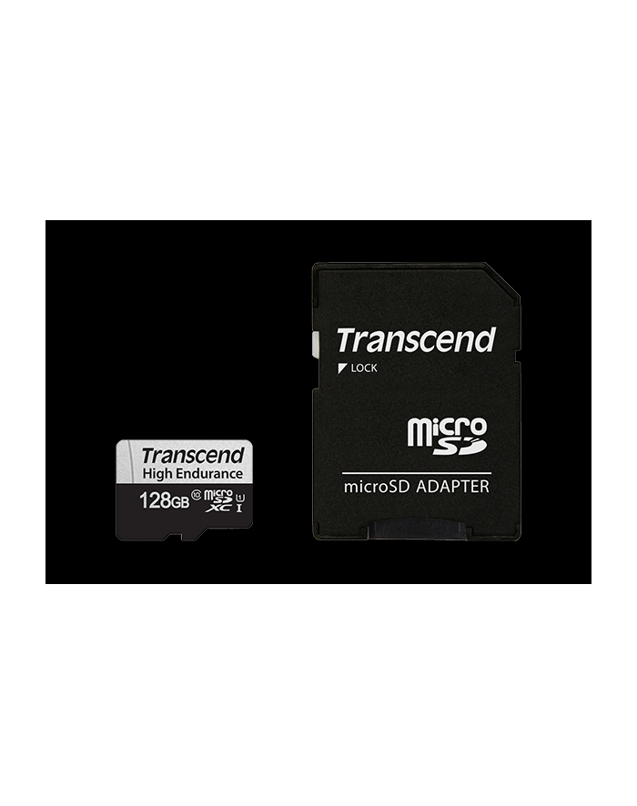Transcend 350V 128 GB microSDXC, memory card (UHS-I U1, Class 10) główny