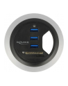 DeLOCK table Hub 3 Port USB 3.0, card reader (+ 2 Slot SD card reader) - nr 12