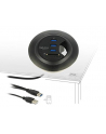 DeLOCK table Hub 3 Port USB 3.0, card reader (+ 2 Slot SD card reader) - nr 23