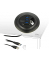 DeLOCK table Hub 3 Port USB 3.0, card reader (+ 2 Slot SD card reader) - nr 24