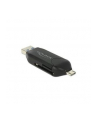 DeLOCK Micro USB OTG card reader + USB 3.0 A plug (black) - nr 10