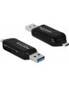 DeLOCK Micro USB OTG card reader + USB 3.0 A plug (black) - nr 7
