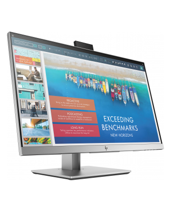HP Elite display E243d - 23.8 - LED (silver, full HD, webcam, IPS, DisplayPort)