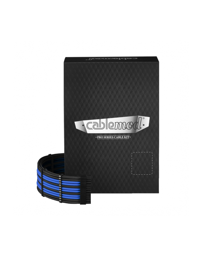 CableMod PRO ModMesh RT Series Cable Kit, Cable Management (black / blue, 13 pieces) główny