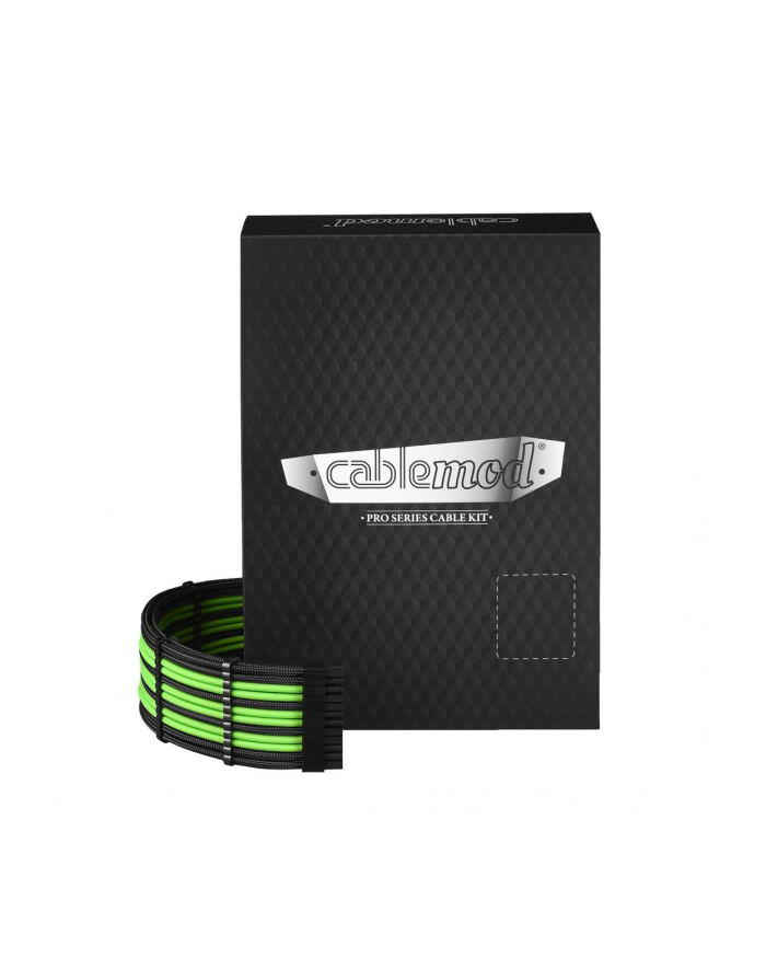 CableMod PRO ModMesh RT Series Cable Kit, Cable Management (black / light green, 13 pieces) główny
