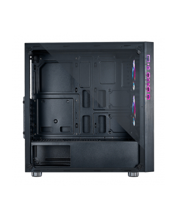 AZZA Iris 330 tower case (black, Tempered Glass)