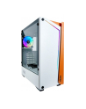 AZZA Apollo 430W-DF2, tower case (white / orange, Tempered Glass) - nr 1