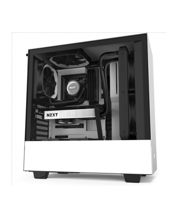 NZXT H510 Window White, tower case (black / white, Tempered Glass)