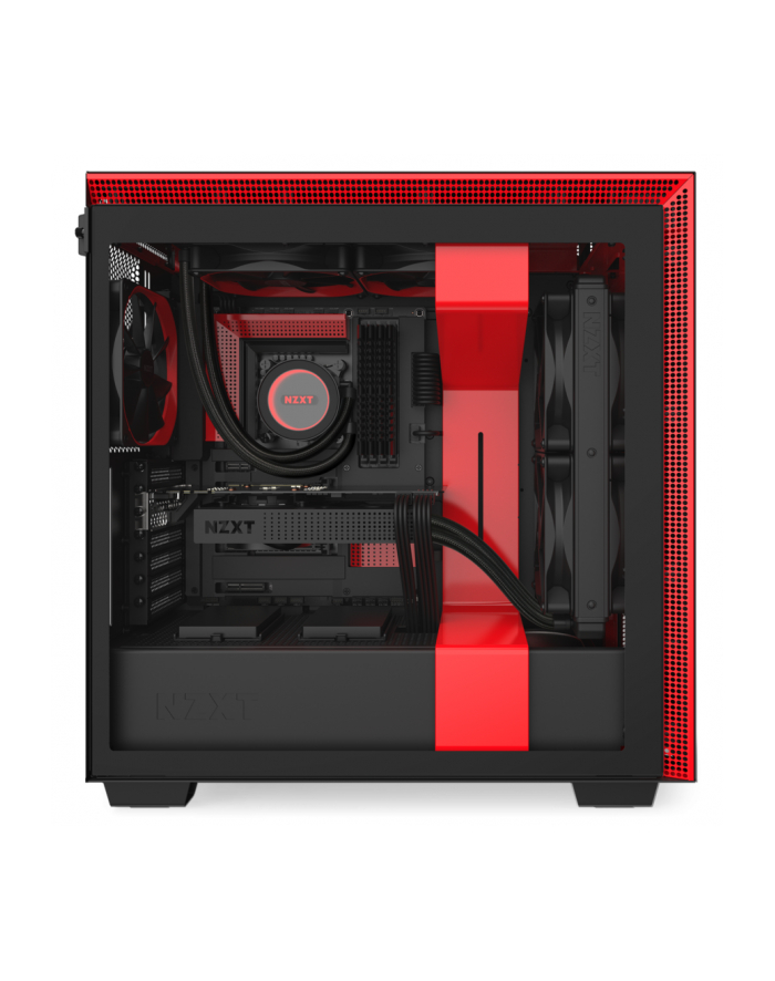 NZXT H710 Window Red, Tower Case (Black / Red, Tempered Glass) główny