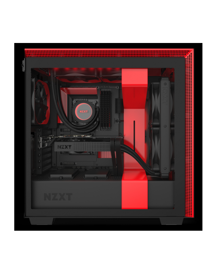 NZXT H710i Window Red, Tower Case (Black / Red, Tempered Glass) główny