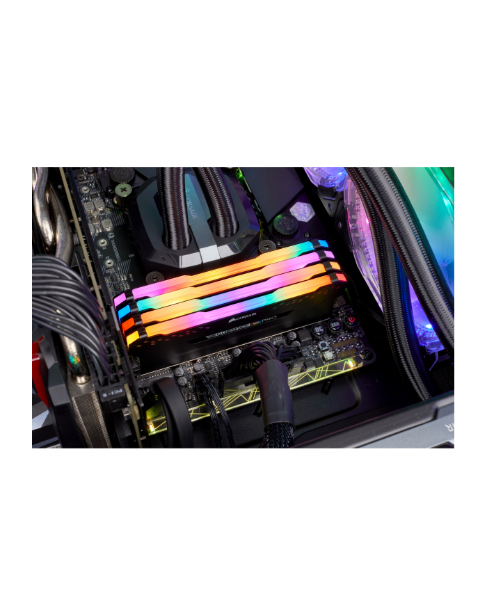 Corsair DDR4 - 32GB -3600 - CL - 18 -  Quad Kit - Vengeance RGB PRO (black, CMW32GX4M4D3600C18) główny