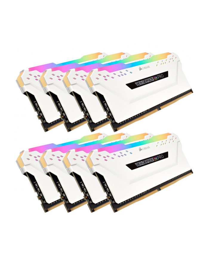 Corsair DDR4 - 64GB -3600 - CL - 18 - Octo kit memory, Vengeance RGB PRO (white, CMW64GX4M8X3600C18W) główny