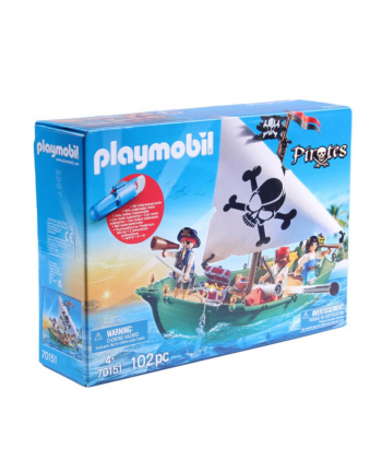 Playmobil 70151 Pirates Ship Multi-Coloured