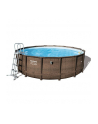 Bestway Power Steel Deluxe Set, ? 488cm x 122cm, swimming pool (brown, with filter pump) - nr 1