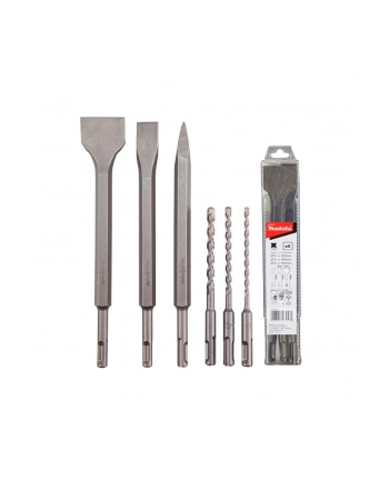 Makita SDS + drill / chisel set 6pcs - D-58920