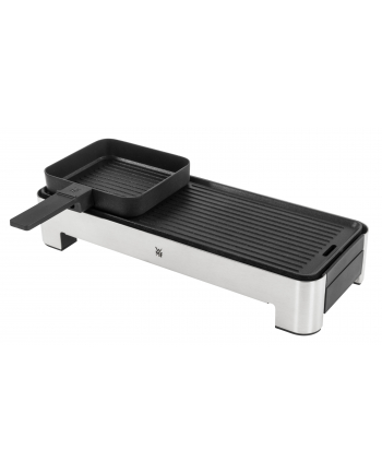 wmf consumer electric WMF Kitchen Minis table grill for 2 (stainless steel / black, 1,000 watts)