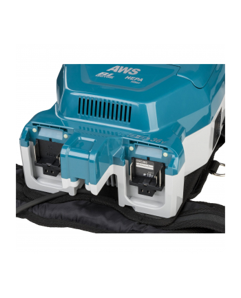 Makita cordless backpack vacuum cleaner DVC265ZXU, Canister (blue / black, without battery and charger)