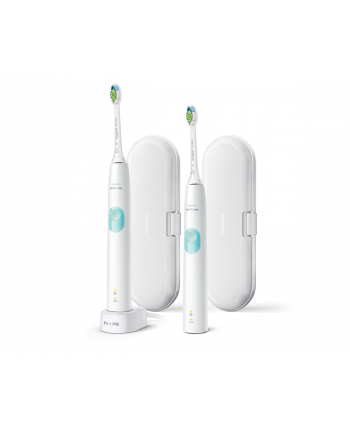 Philips Sonicare HX6807 Protective Clean 4300/35 electric toothbrush (white, incl. 2 handpiece)