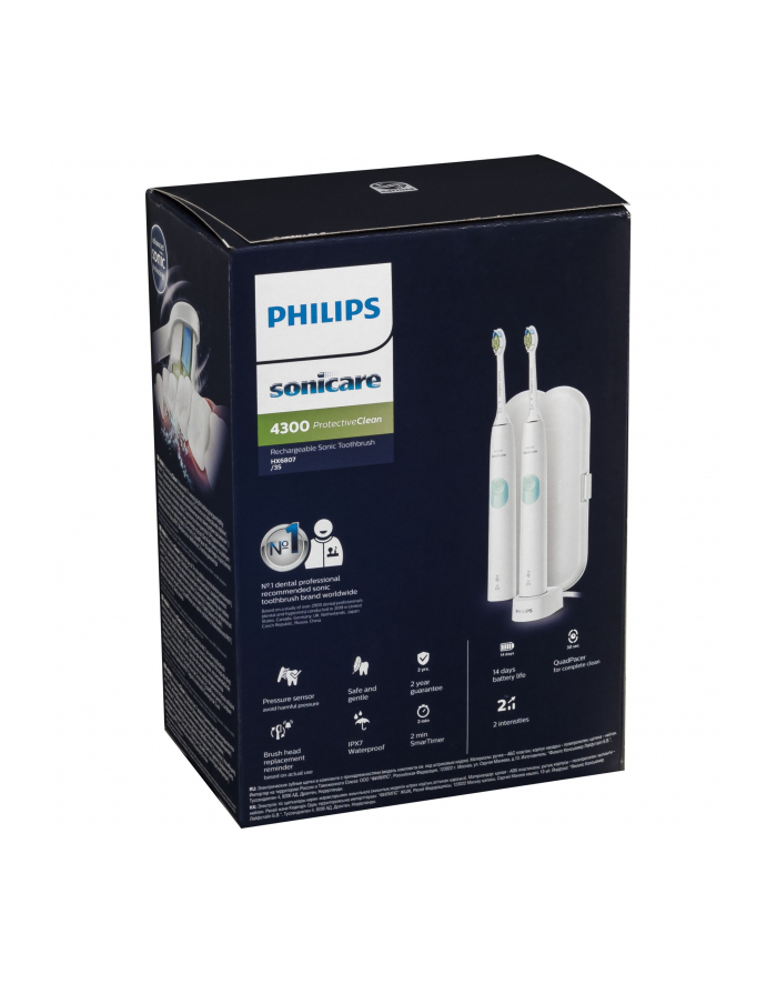 Philips Sonicare HX6807 Protective Clean 4300/35 electric toothbrush (white, incl. 2 handpiece) główny